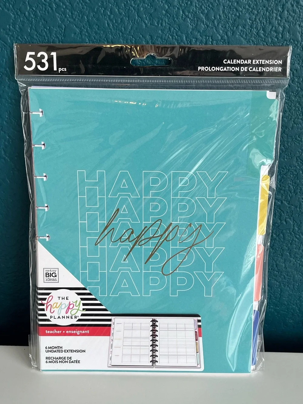 The Happy Planner Disney Mickey Mouse 6 Month Undated Extension